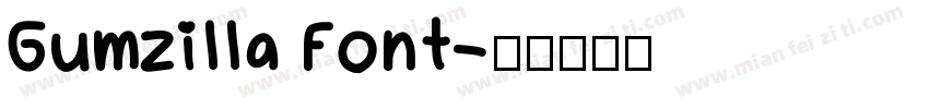Gumzilla Font字体转换